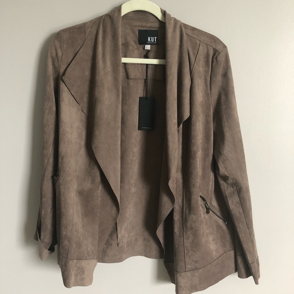 kut from the cloth tayanita suede jacket